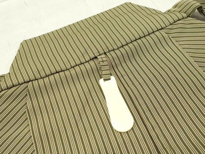 平和屋着物●男性 馬乗り袴 縞 正絹 逸品 未使用 CABC8185gh