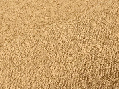 平和屋着物●上質な色無地　紋意匠　紅鬱金色　正絹　逸品　CABC8186gh