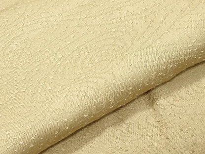 平和屋着物●上質な色無地　立波地紋　蒸栗色　正絹　逸品　未使用　CABC8187gh