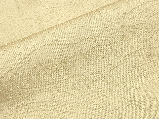 平和屋着物●上質な色無地　立波地紋　蒸栗色　正絹　逸品　未使用　CABC8187gh