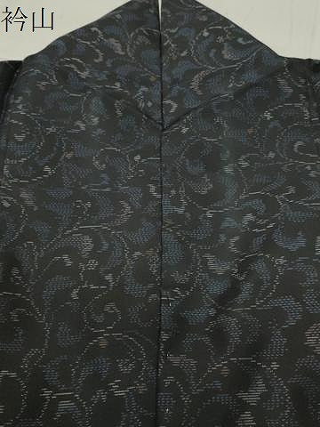 平和屋着物●本場大島紬　唐草文　正絹　逸品　CABC8191gh