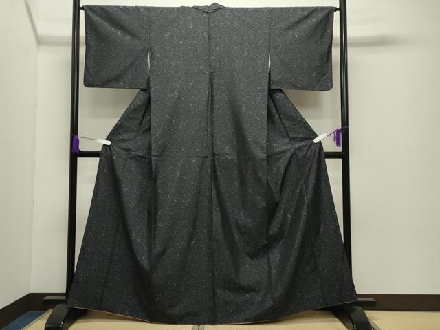 平和屋着物●本場大島紬　唐草文　正絹　逸品　CABC8191gh