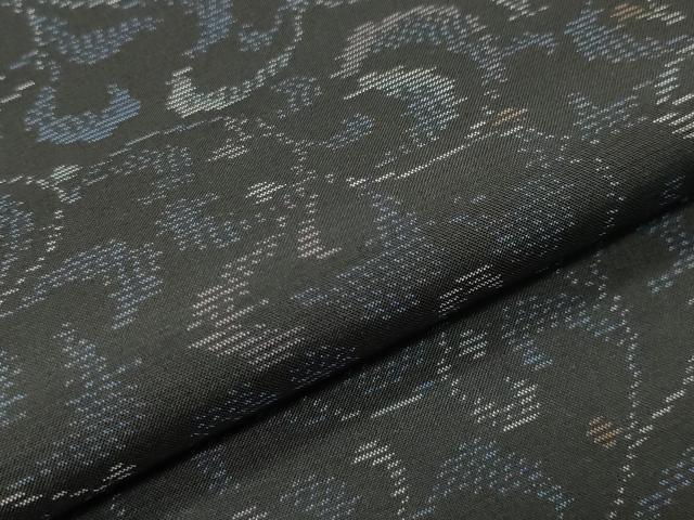 平和屋着物●本場大島紬　唐草文　正絹　逸品　CABC8191gh
