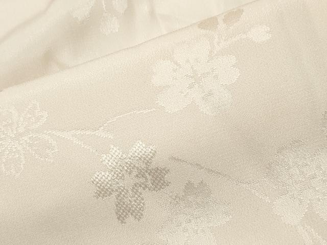 平和屋着物●振袖用長襦袢 袷 エ霞舞桜地紋 暈し染め 半衿刺繍 正絹 逸品 CABC8197gh