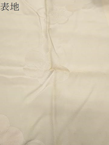平和屋着物●振袖用長襦袢 無双仕立て 舞梅地紋 暈し染め 半衿刺繍 正絹 逸品 CABC8198gh