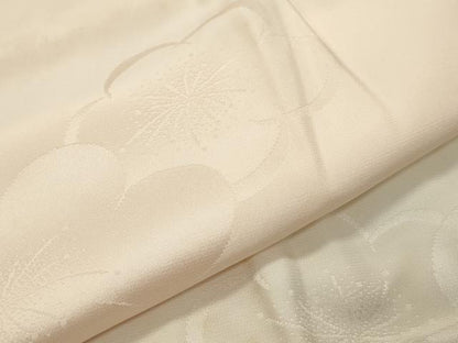 平和屋着物●振袖用長襦袢 無双仕立て 舞梅地紋 暈し染め 半衿刺繍 正絹 逸品 CABC8198gh