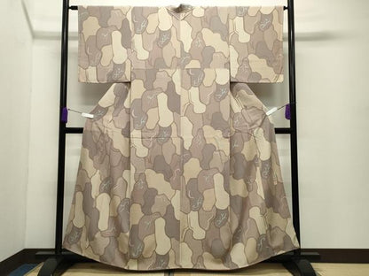 平和屋着物●上質な小紋 作家物 東海道 正絹 逸品 未使用 CABC8200gh