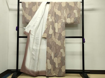 平和屋着物●上質な小紋 作家物 東海道 正絹 逸品 未使用 CABC8200gh