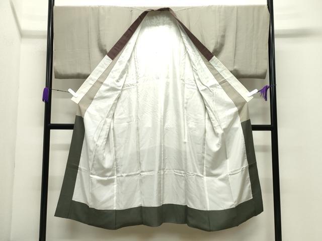 平和屋着物●男性　長襦袢　袷　絞り　龍　金彩　正絹　逸品　CABC8211gh