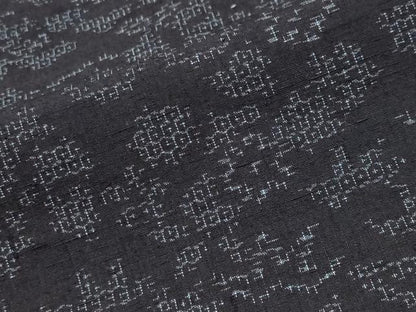 平和屋着物●結城紬　80亀甲　御所解花文　正絹　逸品　CABC8217gh