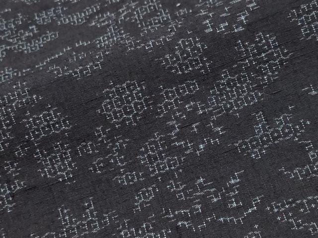 平和屋着物●結城紬　80亀甲　御所解花文　正絹　逸品　CABC8217gh