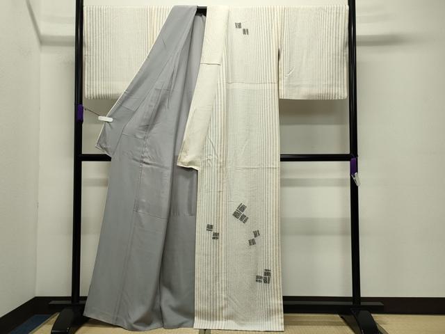 平和屋着物●訪問着 刺繍 色紙吉祥文 金彩 正絹 逸品 CABC8220gh