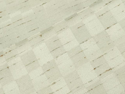 平和屋着物●訪問着 ぜんまい紬 市松霞文 正絹 逸品 CABC8221gh
