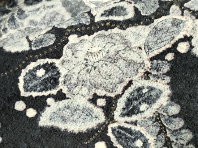 平和屋着物●訪問着 作家物 辻が花 絞り 暈し染め 金彩 正絹 逸品 CABC8230gh