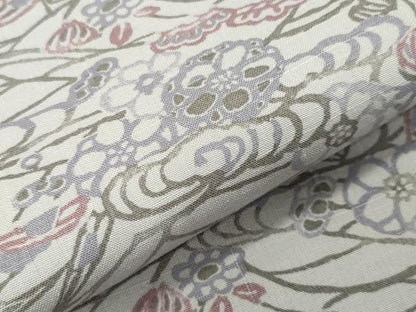 平和屋着物●上質な小紋 紬地 型染め 松竹梅文 正絹 逸品 CABC8245gh