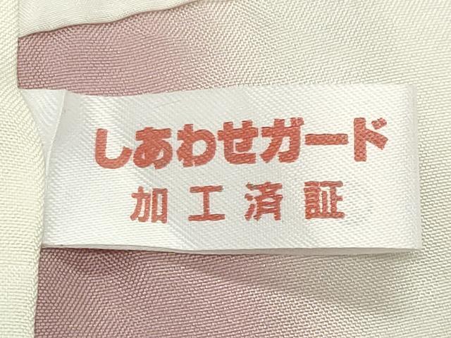 平和屋着物●上質な小紋 紬地 型染め 松竹梅文 正絹 逸品 CABC8245gh