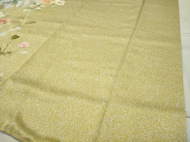 平和屋着物●訪問着　舞蝶花文　蛍暈し　金彩　反端付き　正絹　逸品　未使用　CABC8289gh