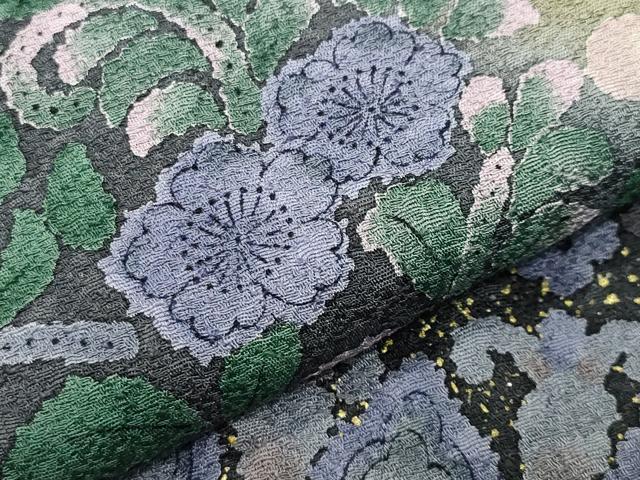 平和屋着物●訪問着　辻が花　暈し染め　金彩　正絹　逸品　CABC8291gh
