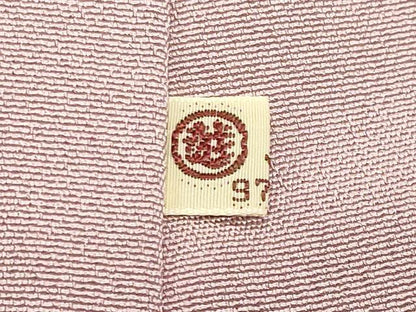 平和屋着物●訪問着　友禅　作家物　地紙人物花文　暈し染め　三越扱い　ロング丈　正絹　逸品　CABC8292gh