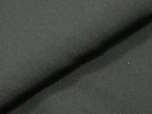 平和屋着物●男性　黒紋付　羽織セット　羽裏：地紙人物風景文　正絹　逸品　CABC8302gh
