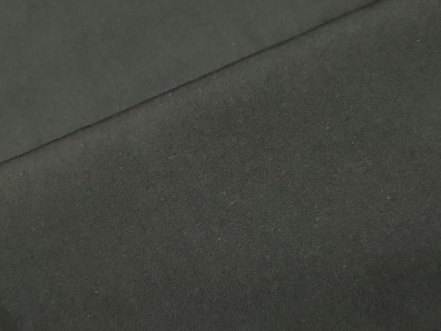 平和屋着物●男性　黒紋付　羽織セット　羽裏：地紙人物風景文　正絹　逸品　CABC8302gh