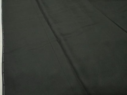 平和屋着物●男性　黒紋付　羽織セット　羽裏：鷹　正絹　逸品　未使用　CABC8304gh