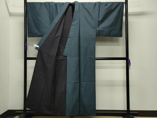 平和屋着物●男性　本場大島紬　アンサンブル　100亀甲　総詰め　キングサイズ　正絹　逸品　CABC8306gh