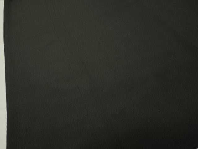 平和屋着物●男性　紬　色無地　憲法黒茶色　正絹　逸品　未使用　CABC8307gh