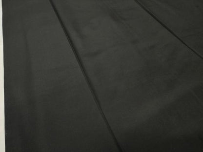 平和屋着物●男性　黒紋付　正絹　逸品　CABC8310gh