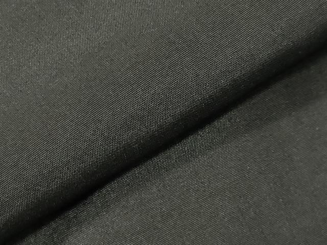 平和屋着物●男性　黒紋付　正絹　逸品　CABC8310gh