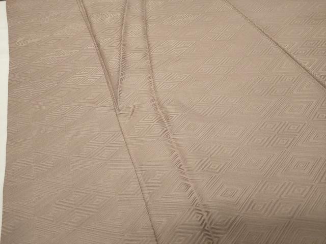 平和屋着物●男性　色紋付　菱地紋　紫染色　正絹　逸品　CABC8313gh