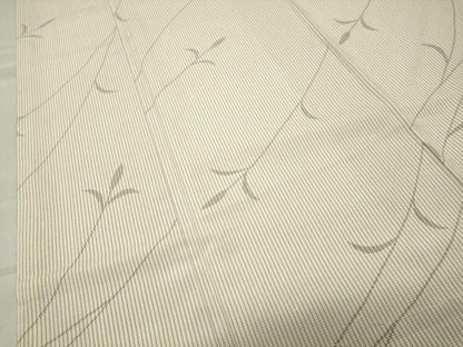平和屋着物●本塩沢　枝花文　証紙付き　ロング丈　正絹　逸品　未使用　CABC8318gh
