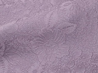 平和屋着物●上質な色無地　辻が花地紋　藤紫色　正絹　逸品　未使用　CABC8332gh