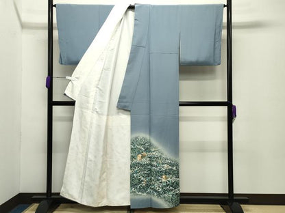 平和屋着物●豪華色留袖　伊藤幽水画　流水鴛鴦花文　暈し染め　正絹　逸品　CABC8338gh