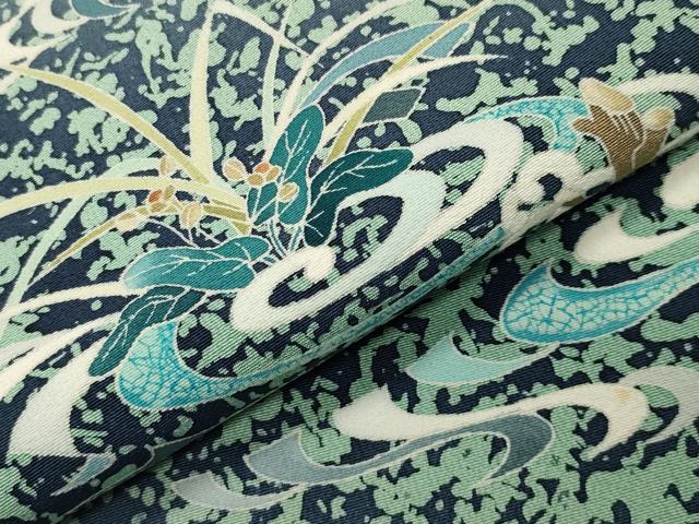 平和屋着物●豪華色留袖　伊藤幽水画　流水鴛鴦花文　暈し染め　正絹　逸品　CABC8338gh