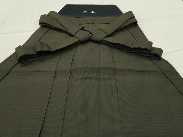 平和屋着物●男性　馬乗り袴　縞　正絹　逸品　CABC8347gh