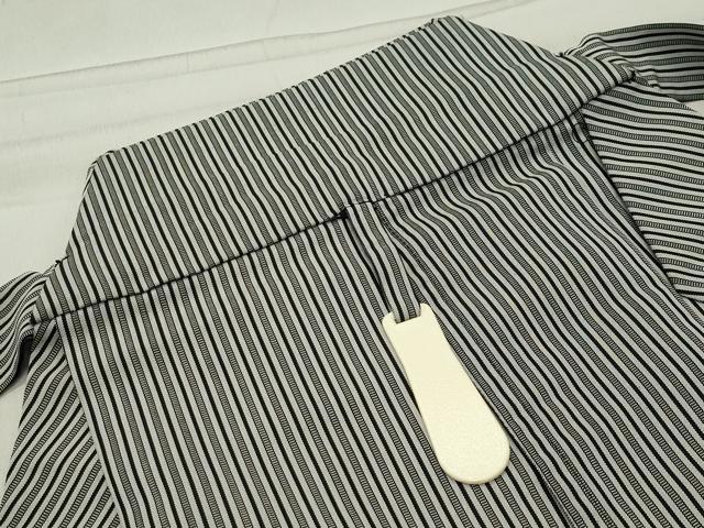 平和屋着物●男性　馬乗り袴　縞　正絹　逸品　CABC8348gh