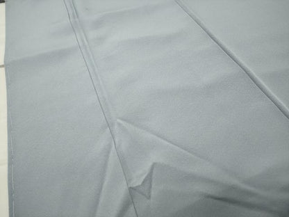 平和屋着物●上質な色無地　千草鼠色　正絹　逸品　未使用　CABC8350gh