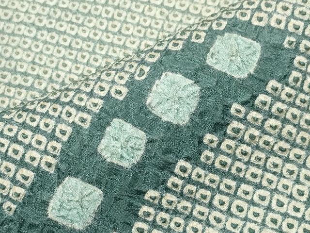 平和屋着物●訪問着　総絞り　吉祥文　暈し染め　正絹　逸品　CABC8352gh