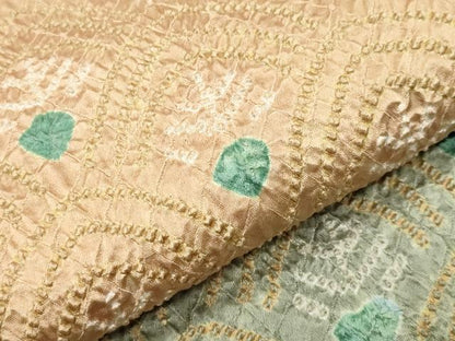 平和屋着物●訪問着　総絞り　孔雀羽文　暈し染め　正絹　逸品　CABC8354gh