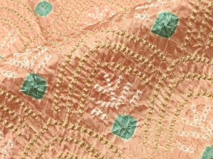 平和屋着物●訪問着　総絞り　孔雀羽文　暈し染め　正絹　逸品　CABC8354gh