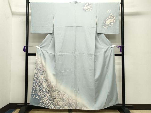 平和屋着物●訪問着　辻が花　絞り　暈し染め　やまと誂製　正絹　逸品　CABC8359gh