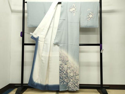 平和屋着物●訪問着　辻が花　絞り　暈し染め　やまと誂製　正絹　逸品　CABC8359gh