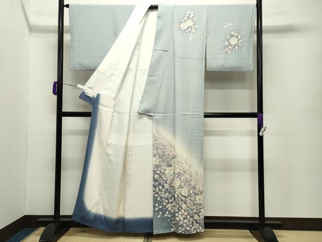 平和屋着物●訪問着　辻が花　絞り　暈し染め　やまと誂製　正絹　逸品　CABC8359gh