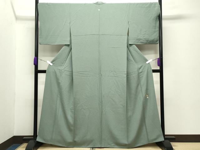 平和屋着物●本草木染作家　圓啓　江戸小紋　大小あられ　正絹　逸品　CABC8370gh