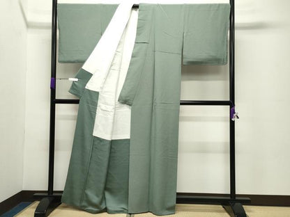 平和屋着物●本草木染作家　圓啓　江戸小紋　大小あられ　正絹　逸品　CABC8370gh