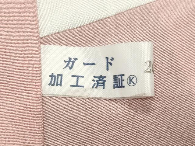 平和屋着物●訪問着　舞花文　暈し染め　銀彩　ラインストーン　正絹　逸品　CABC8378gh