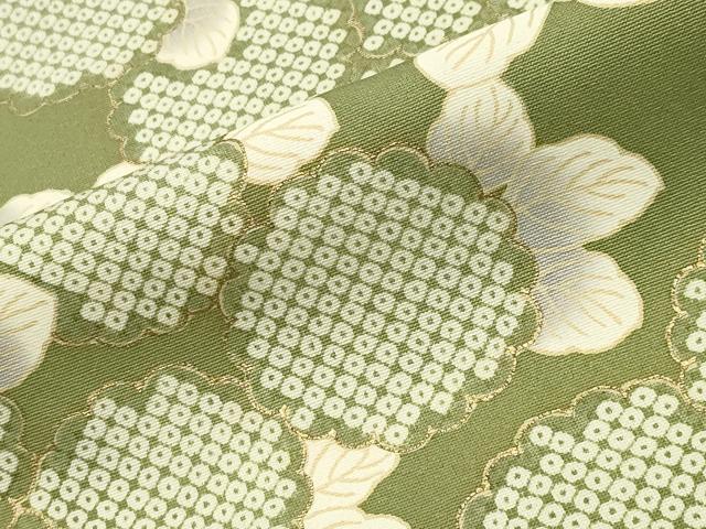 平和屋着物●訪問着　草花文　金彩　さが美扱い　正絹　逸品　CABC8385gh