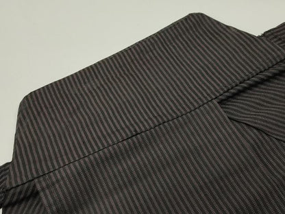 平和屋着物●男性　馬乗り袴　縞　正絹　逸品　未使用　CABC8396gh