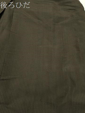 平和屋着物●男性　馬乗り袴　縞　正絹　逸品　CABC8397gh
